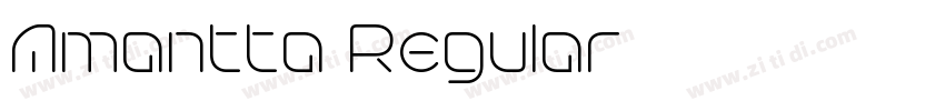 Amantta Regular字体转换 Amantta Regular字体转换